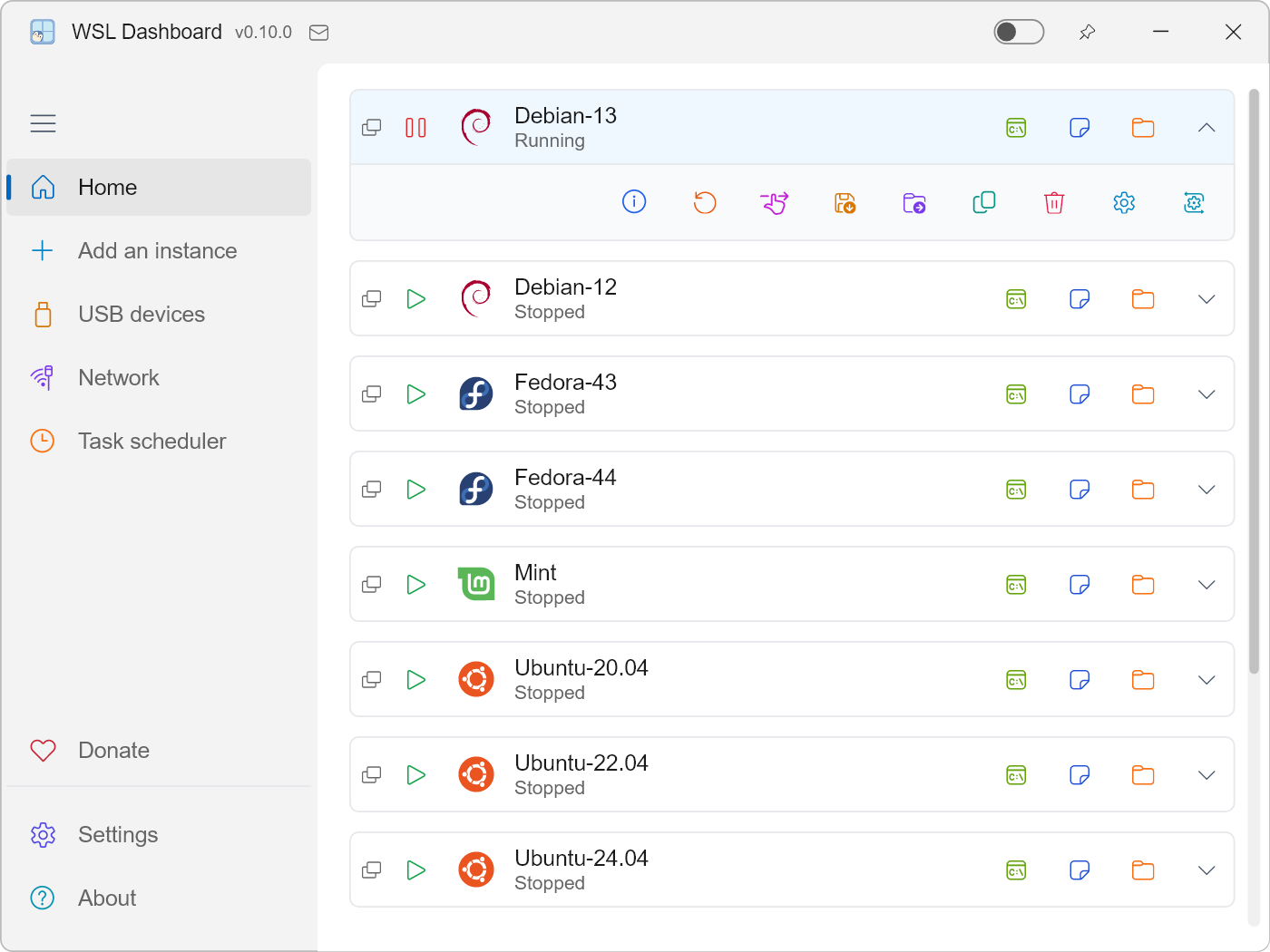 [开源自荐] WSL Dashboard：Rust 打造的高性能 WSL 管理工具，最低内存占用仅 10MB-主机地图，一站式 VPS 主机性能与线路测评